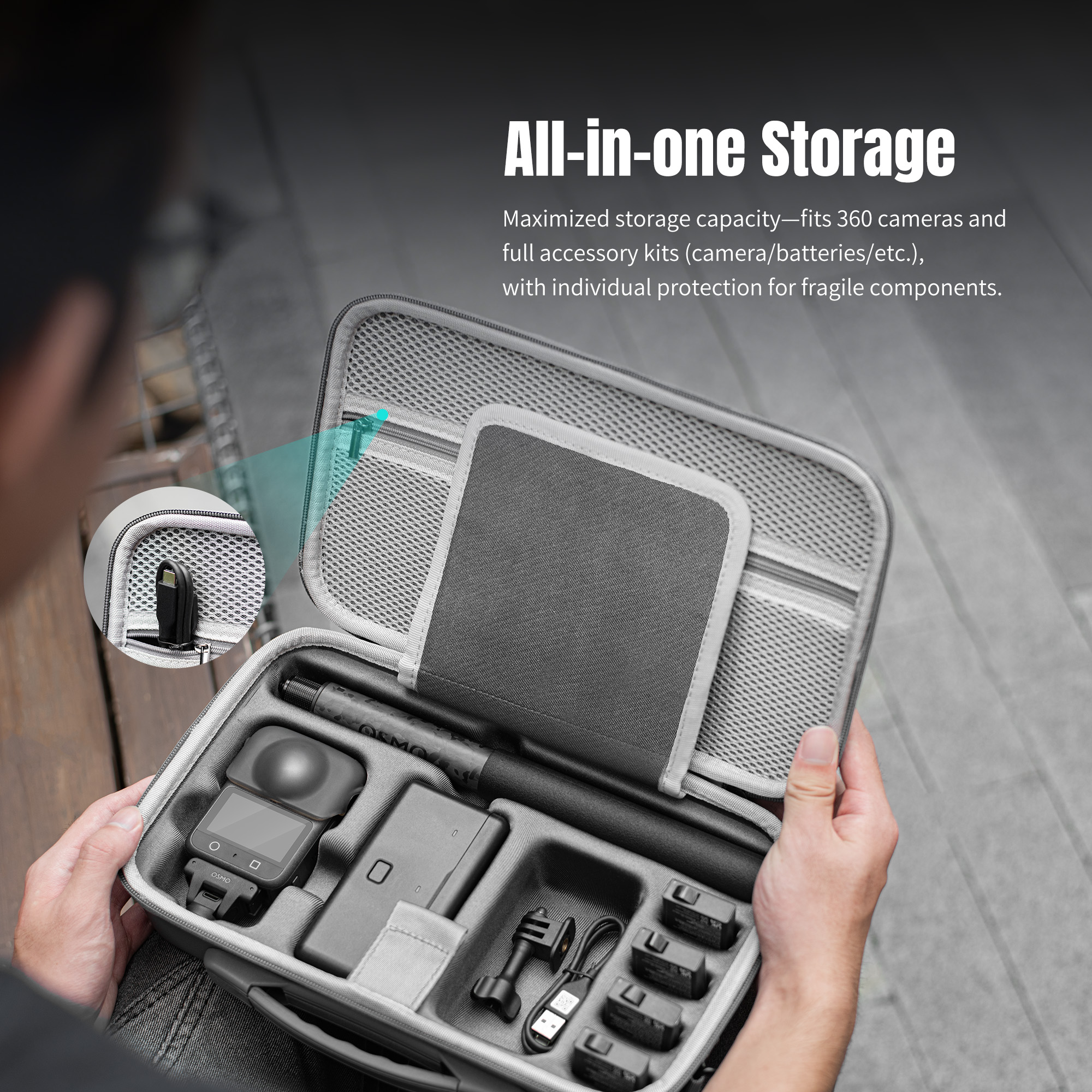 Drone Gimbal Case - For DJI OSMO 360 Travel Carrying
