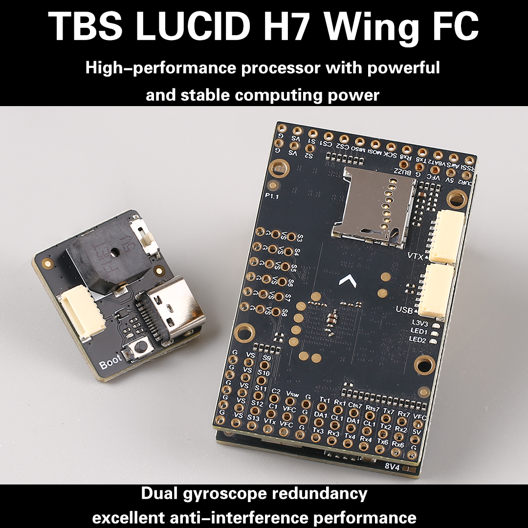 TBS LUCID H7 WING FC Dual Gyro - Drone Gimbal Controller review and price