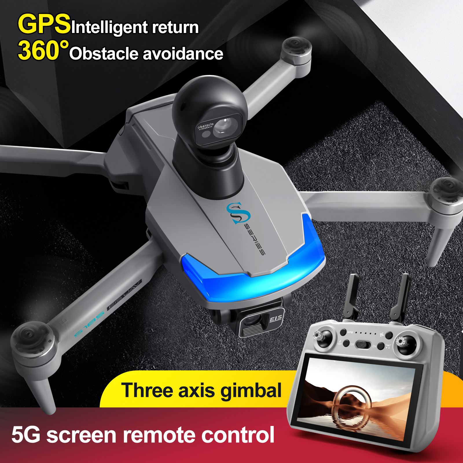 S185 GPS Drone With 5.5inch To - Drone Gimbal 3 Axis review and price
