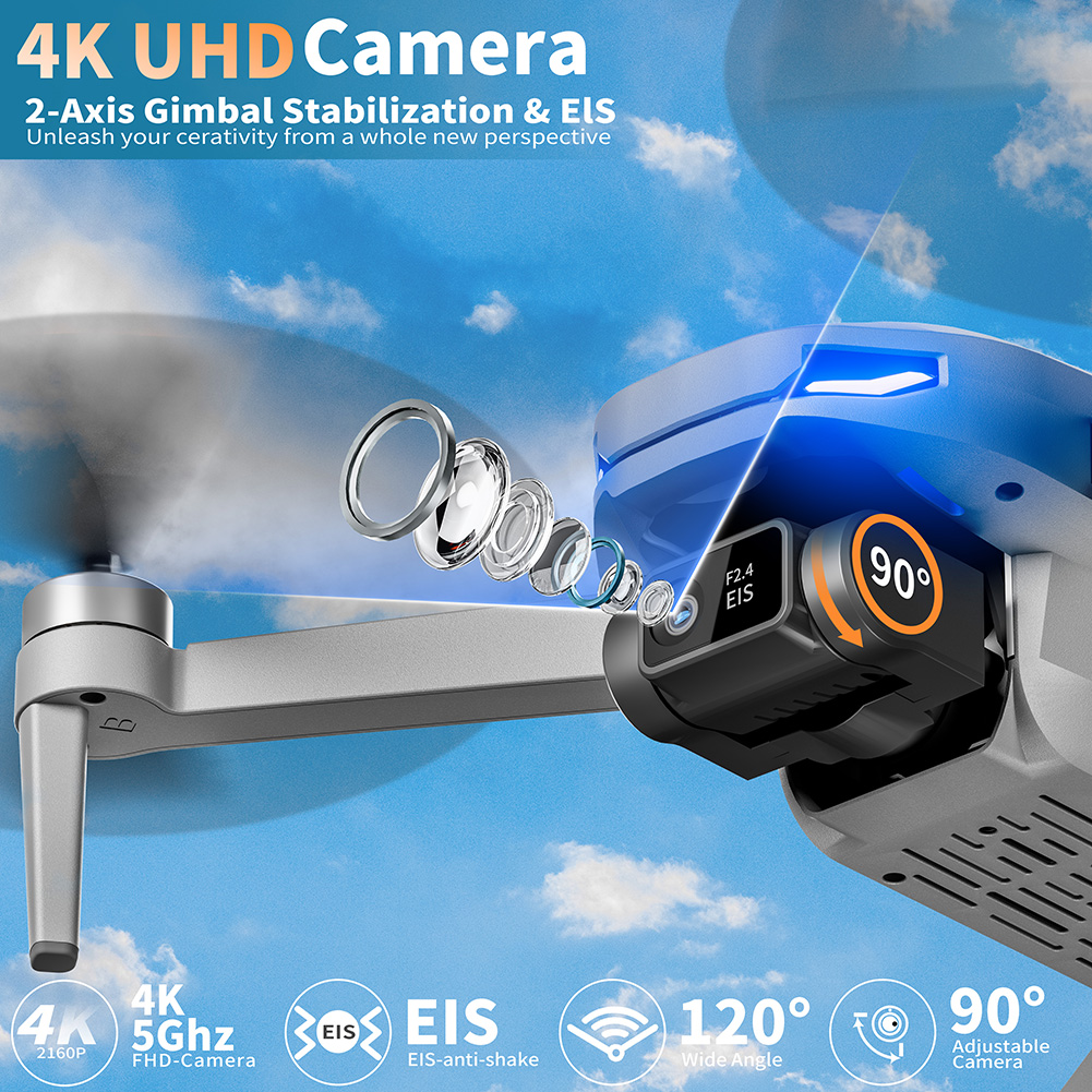 GPS Drone with Camera for Adul - Drone Gimbal 2 Axis review and price