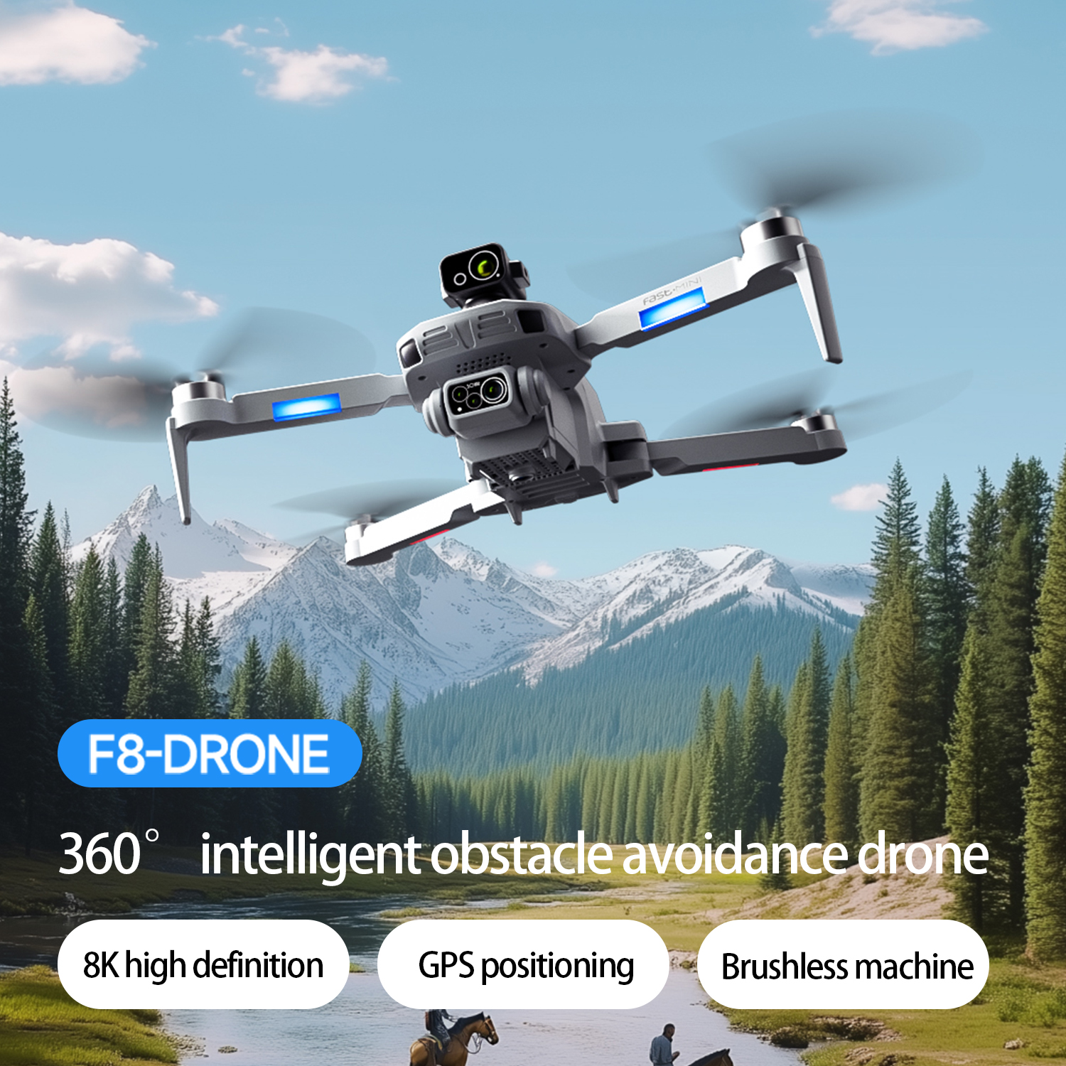 F8 MAX GPS Drone Professional  - Drone Gimbal Brushless review and price