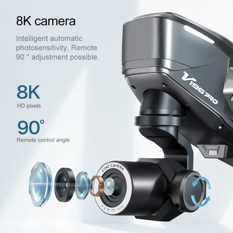 2025 V196 Automatic Obstacle A - Drone Gimbal Brushless review and price