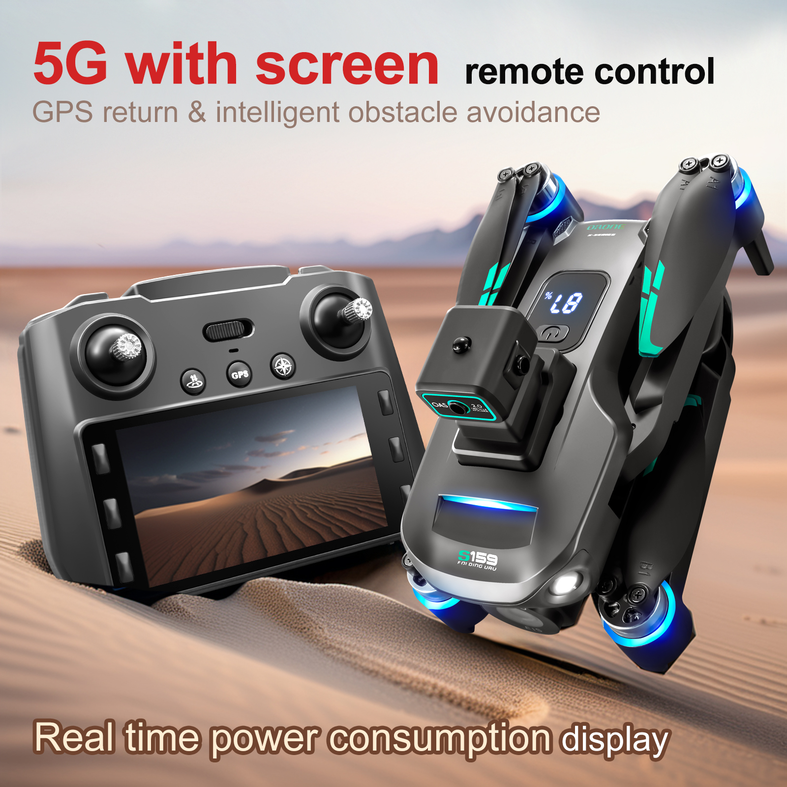 new Professional S159 GPS Dron - Drone Gimbal Mount review and price