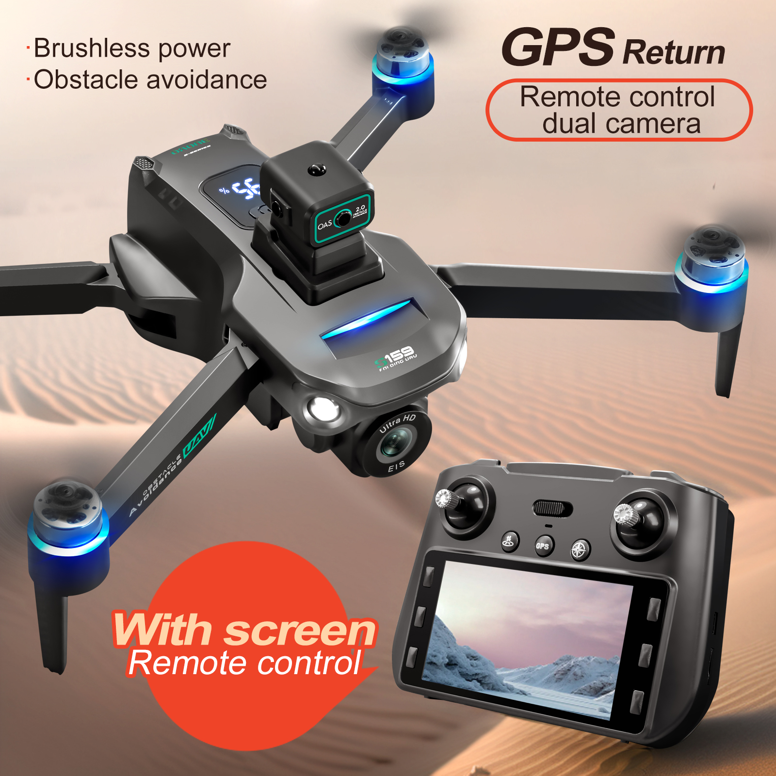 new Professional S159 GPS Dron - Drone Gimbal Mount review and price